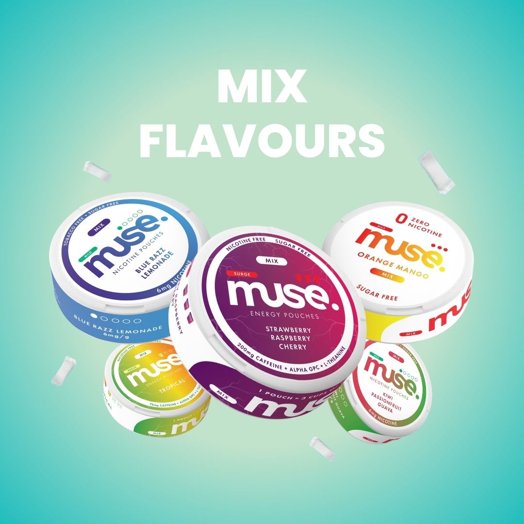 Muse Variety Pack Mix Flavours - 5 Packs 35% OFF