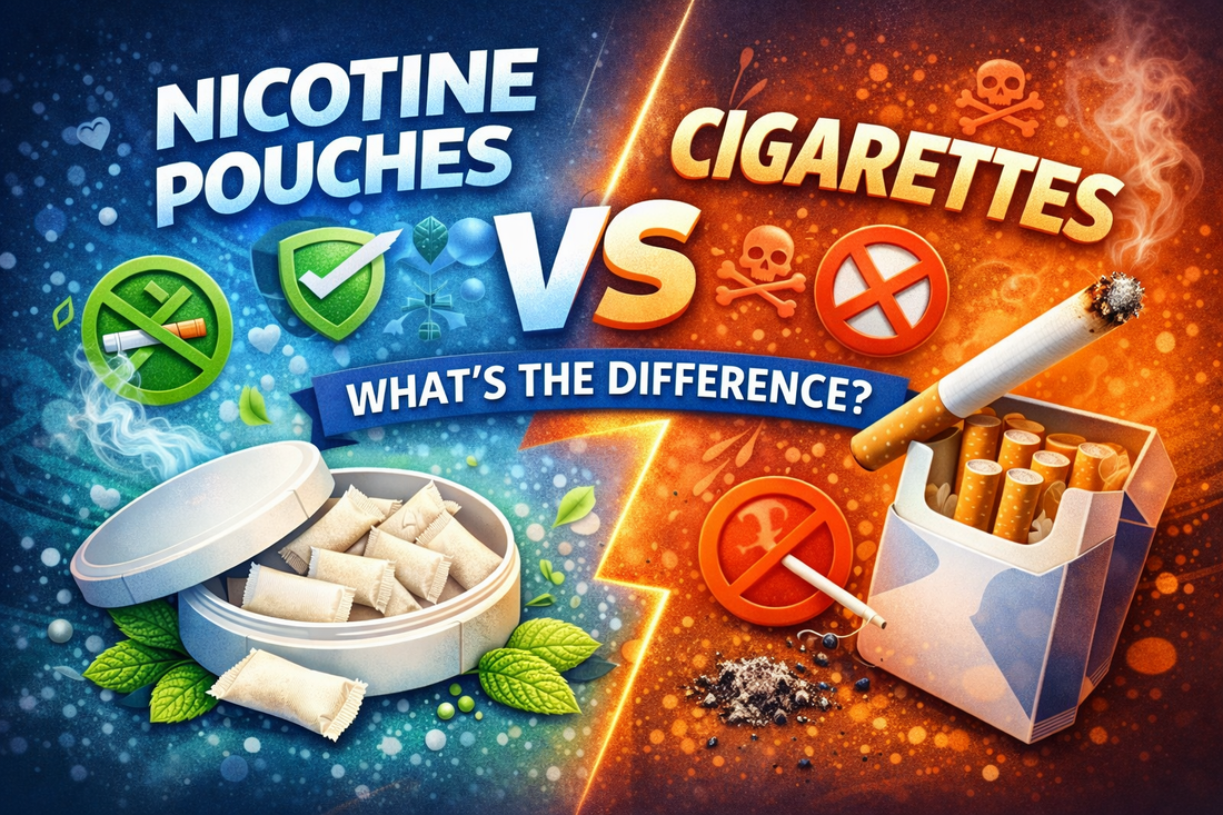 nicotine pouches vs cigarettes Nicotine Pouches vs Cigarettes: Key Differences Explained – Muse Store