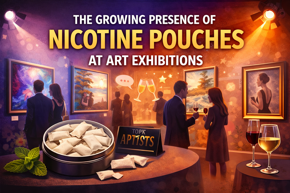 The Growing Presence of Nicotine Pouches at Art Exhibitions