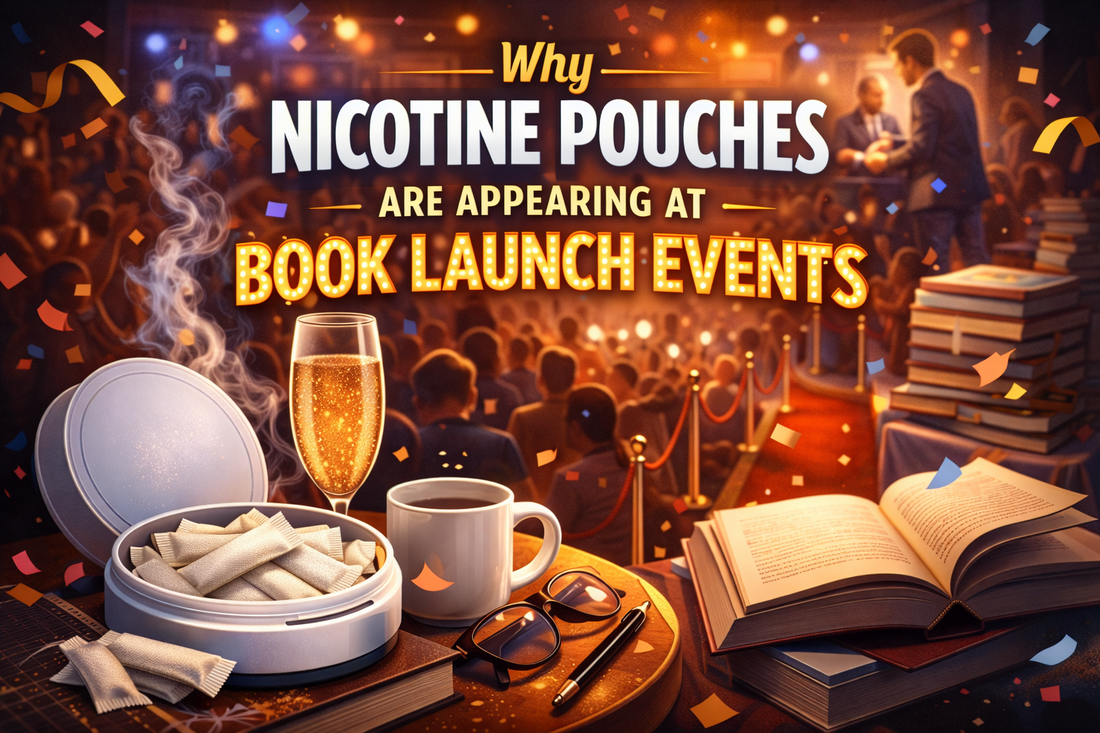 Why Nicotine Pouches Are Appearing at Book Launch Events